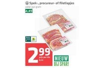 spek procureur of filetlapjes