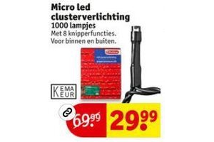 micro led clusterverlichting