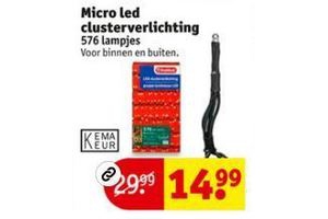 micro led clusterverlichting