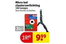 micro led clusterverlichting 180 lampjes