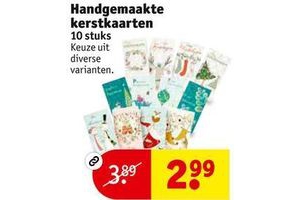 handgemaakte kerstkaarten