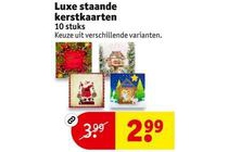 luxe staande kerstkaarten