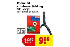 micro led clusterverlichting