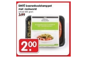 boerenkoolstamppot met rookworst