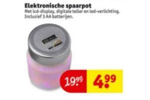 elektronische spaarpot