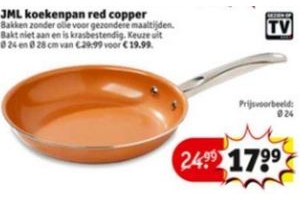 jml koekenpan red copper