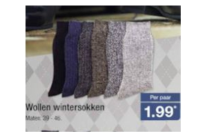 wollen wintersokken