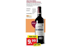 2012 haut medoc chateau le monteil d arsac