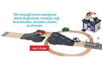 houten treinbaan snelweg uitbreidingsset lidl