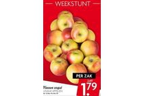 nieuwe oogst junami appelen