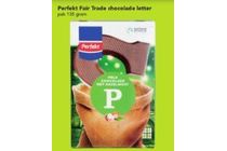 perfekt fair trade chocolade letter