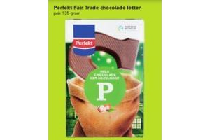 perfekt fair trade chocolade letter