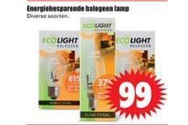 energiebesparende halogeen lamp