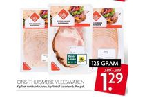 ons thuismerk vleeswaren