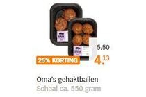 oma s gehaktballen