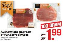 authentieke paardenof runderrookvlees