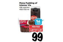 mona pudding of intense vla