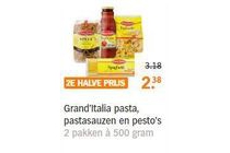 grand italia pasta pastasauzen en pesto s