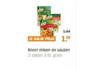 knorr mixen en sauzen