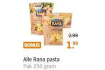 alle rana pasta
