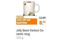 jelly bean fac to ry ce ra mic mug