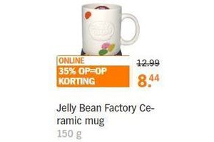 jelly bean fac to ry ce ra mic mug