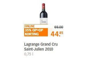 la gran ge grand cru saint ju lien 2010