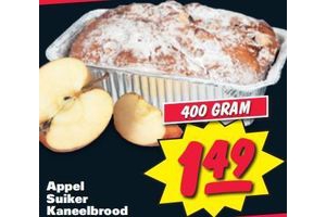 appel suiker kaneelbrood