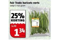 fair trade haricots verts