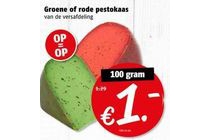 groene of rode pestokaas
