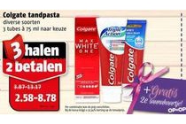 diverse soorten colgate tandpasta