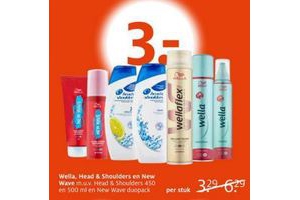 wella head en shoulders en new wave assortiment