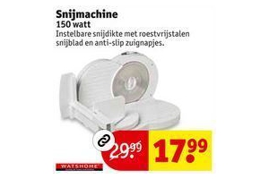 watshome snijmachine
