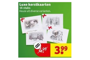 luxe kerstkaarten