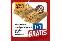 korengoud stoofperensnack