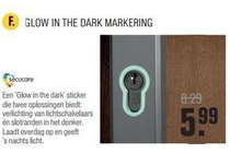 glow in the dark markering