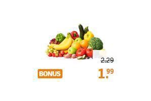 groente en fruit voordeel