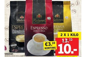 bellarom koffiebonen