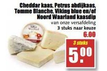 cheddar kaas petrus abdijkaas tomme blanche viking blue en of noord waarland kaasdip