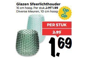glazen sfeerlichthouder