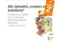 alle rijstwafels crackers en knaeckbroed