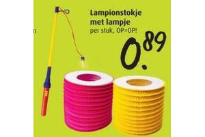 lampionstokje met lampje