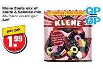 klene zoete mix of zoute en salmiak mix