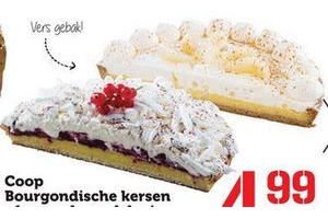 coop bourgondische kersenvlaai en peren kaneelvlaai