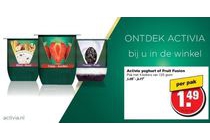 activia yoghurt of fruit fusion