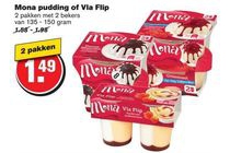mona pudding of vla flip