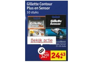 gillette contour plus en sensor