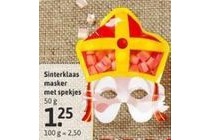 sinterklaas masker met spekjes