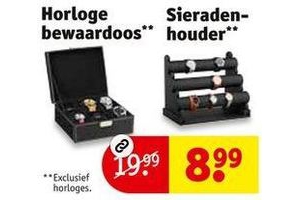 Horloge bewaarbox hot sale