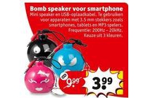 bomb speaker voor smartphone